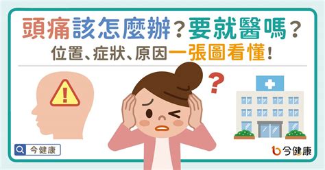 頭頂頭痛 原因|頭痛該怎麼辦？要就醫嗎？位置、症狀、原因一張圖看。